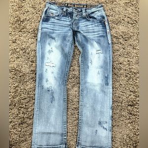Rock Revival Keifer Relaxed Straight Jeans 34